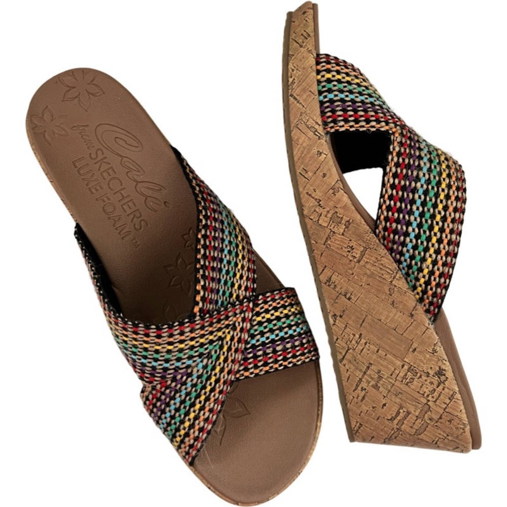 Skechers - Cali Women's Beverlee Delighted Wedge Sandal - Size 8.5